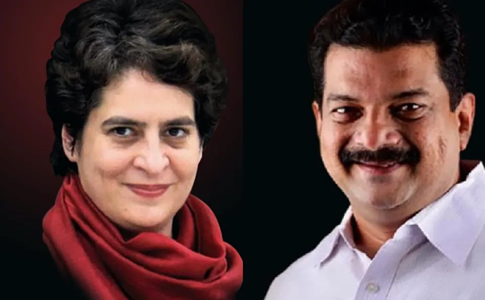 priyanka gandhi pv anvar