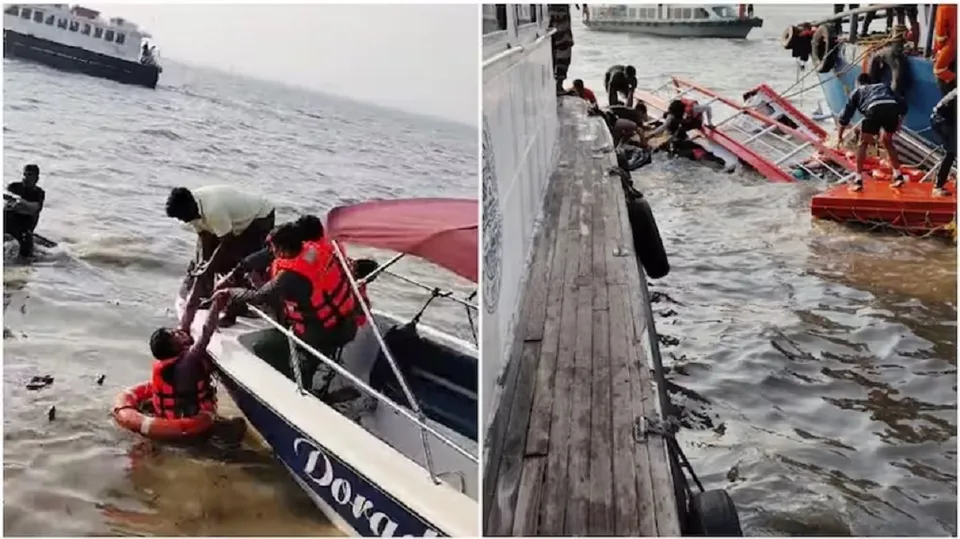 കടലിൽ എഞ്ചിൻ ട്രയലിനിടെ സ്പീഡ് ബോട്ട് തകരാർ മൂലം നിയന്ത്രണം നഷ്ടപ്പെട്ട് ഫെറിയിൽ ഇടിച്ചതിനെ തുടർന്നാണ് അപകടമുണ്ടായത്