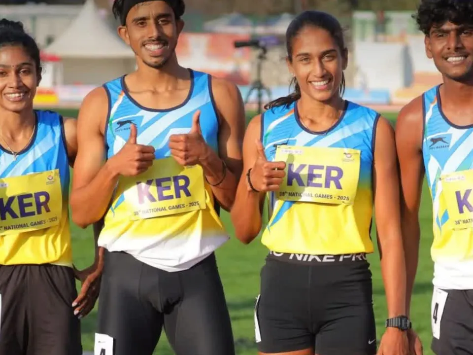 4x400m mixed relay at the 38th National Games