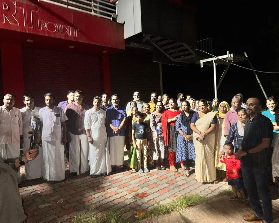 protest against beverage outlet