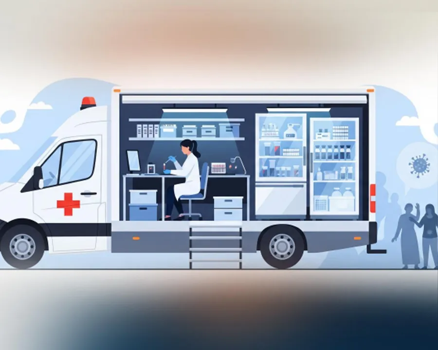 mobile outbrake investigation unit