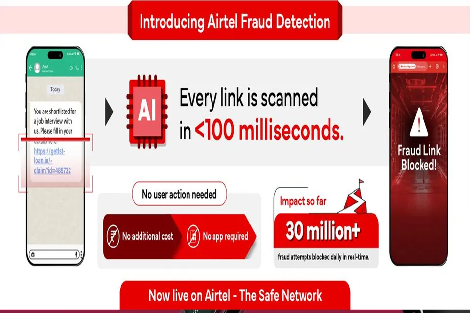 Airtel simultaneously protects