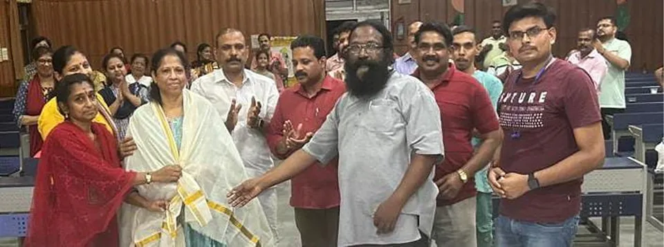 farewell goven to omana shaji