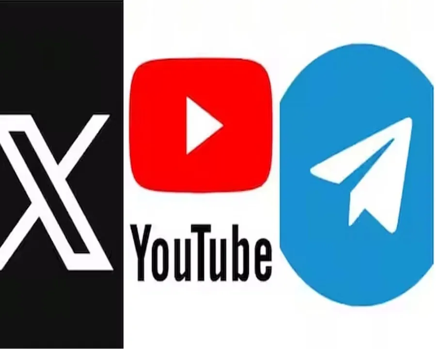 x youtube telegram.