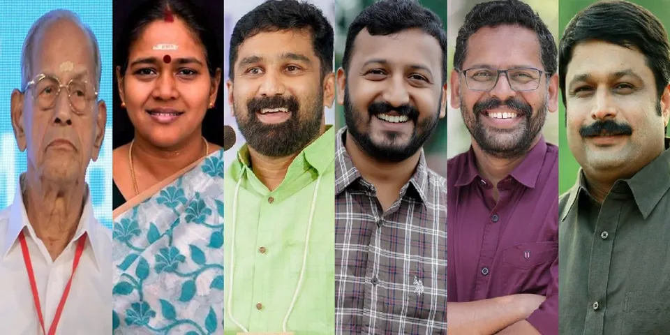E Sreedharan Sobha Surendran VT Balram Rahul Mamkootathil Sarin P  M V Nikesh Kumar