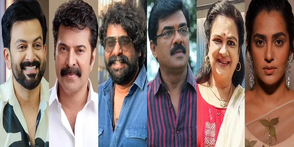Prithviraj Sukumaran Mammootty Joju George Vijayaraghavan urvashi Parvathy Thiruvothu