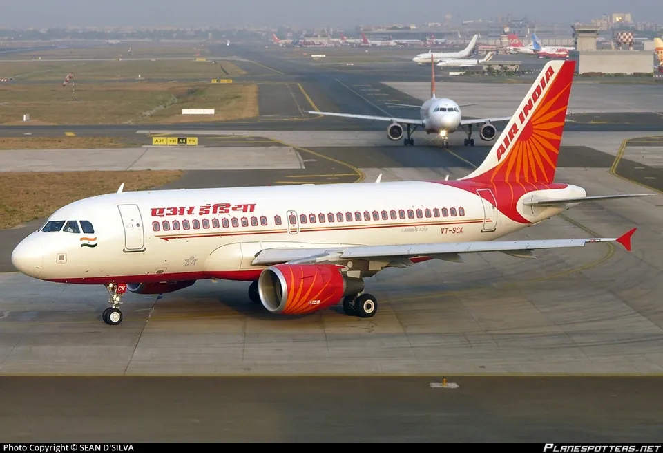 air India flight delayed 