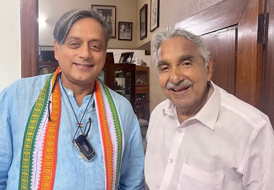 oommen chandy shashi tharoor