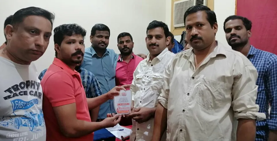 സജീവന് കേളി യാത്രയയപ്പ് നൽകി