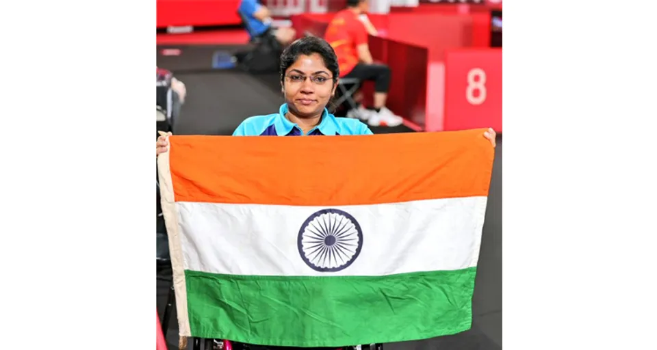 ടോക്കിയോ പാരാലിംപിക്സില്‍ വനിതകളുടെ ടേബിൾ ടെന്നീസില്‍ ഭാവന പട്ടേലിന് വെള്ളിമെഡൽ !