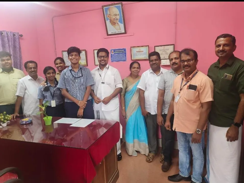 ശിശുദിനത്തോട് അനുബന്ധിച്ചു പ്രസിഡന്റ്‌ ന് ഒപ്പം ഒരു ദിനം പദ്ധതിയുമായി ഉഴവൂർ ഗ്രാമഞ്ചായത്ത്