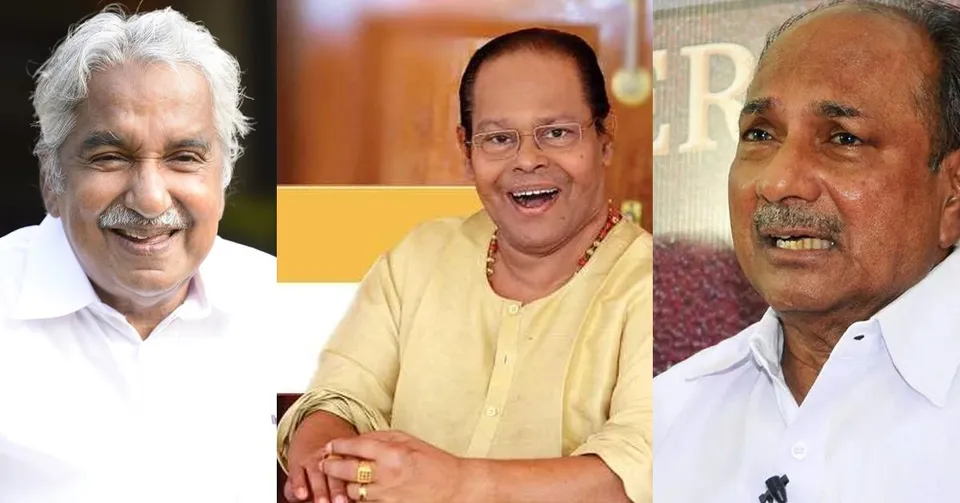 ഉമ്മന്‍ചാണ്ടി നേരിട്ട് ചെന്ന് ആന്റണിയെ വിളിച്ചു കൊണ്ടുവന്നു, രണ്ടുപേരും ചായക്കടയില്‍ കയറി ചായ കുടിച്ചു, നല്ല വിശപ്പായതിനാല്‍ കാര്യമായി എന്തെങ്കിലും വേണമെന്ന് ആന്റണി പറഞ്ഞു, ഇതു കേട്ട് ഉമ്മന്‍ചാണ്ടി ഞെട്ടി, വേണ്ടതെല്ലാം കൊടുക്കാന്‍ പറഞ്ഞ് അവിടെയിരുന്ന പത്രം ആന്റണിക്ക് കൊടുത്തിട്ട് പെട്ടെന്ന് വരാമെന്ന് പറഞ്ഞ് ഉമ്മന്‍ചാണ്ടി പാര്‍ട്ടി ഓഫീസിലേക്കു ഓടിപ്പോയി, എ.കെ. ആന്റണിയെ അവിടെ പണയം വച്ചിട്ടാണ് ഉമ്മന്‍ചാണ്ടി പോയത്; ഇന്നസെന്റ് അന്നു പറഞ്ഞത്