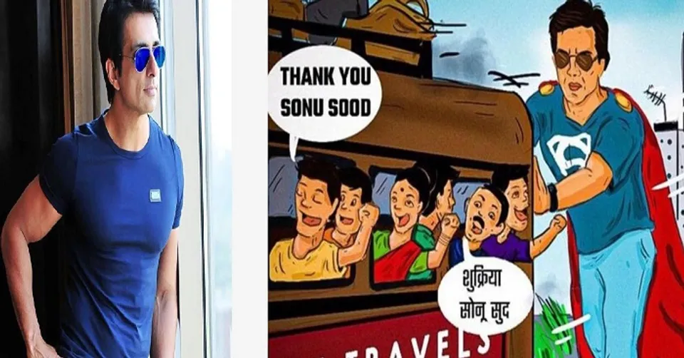 ഗർ ബേജോ!; അന്യദേശക്കാർക്ക് നാടണയാൻ ബസുകൾ ഏർപ്പെടുത്തി സോനു സൂദ്; സോഷ്യൽ മീഡിയ പറയുന്നു.. സോനു സൂപ്പർ മാനേ!