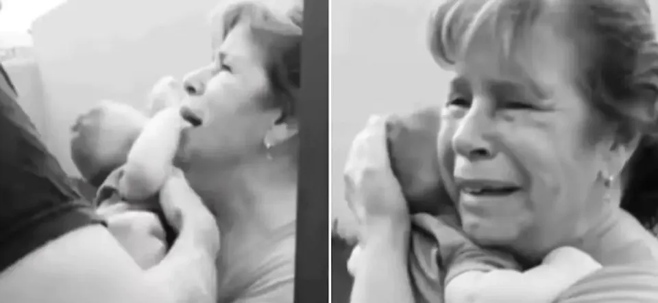 കാഴ്ചശക്തിയില്ലാത്ത അമ്മയ്ക്ക് പൂക്കളാണെന്ന് പറഞ്ഞ് കൊച്ചുമകനെ നല്‍കി മകന്‍! മനം നിറയ്ക്കും ഈ വീഡിയോ