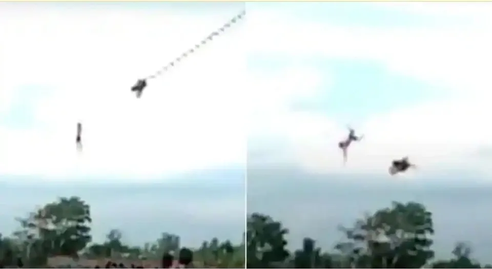 മൈതാനത്ത് പട്ടം പറത്താന്‍ ശ്രമിച്ച 12കാരന്‍ പടത്തിനൊപ്പം പറന്നു! 30 അടി ഉയരത്തില്‍ പറന്ന കുട്ടി രക്ഷപ്പെട്ടത് സാഹസികമായി;  വീഡിയോ വൈറല്‍