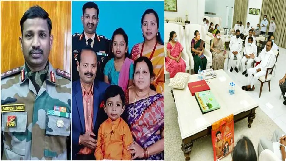 കേണൽ സന്തോഷ് ബാബുവിൻ്റെ ഭാര്യ ഇനി ഹൈദരാബാദ് ഡെപ്യൂട്ടി കളക്ടർ !