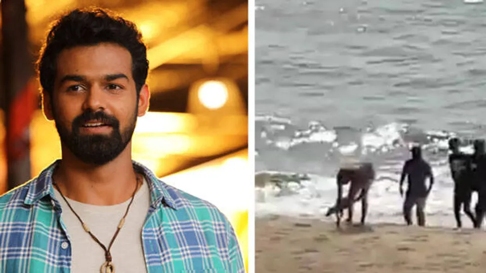 കടലില്‍ അകപ്പെട്ട തെരുവുനായയെ രക്ഷിക്കുന്ന പ്രണവ് മോഹന്‍ലാലിന്റെ വീഡിയോ വൈറൽ