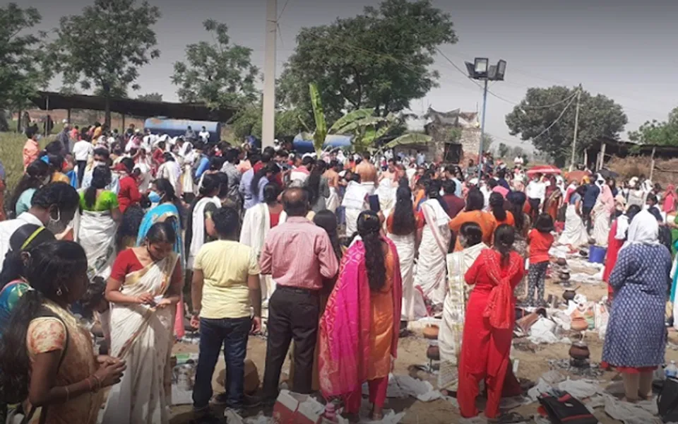 വലിയ പൊങ്കാല നിറവിലേക്ക് ഡല്‍ഹി നജഫ്ഗഡ് ശ്രീ ചോറ്റാനിക്കര ഭഗവതി ക്ഷേത്രം