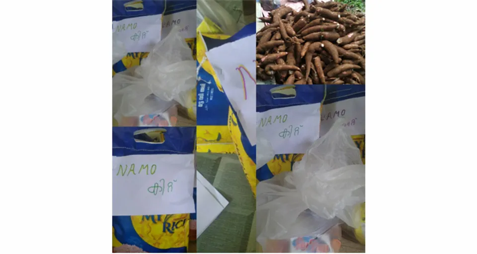 നരേന്ദ്രമോദിയുടെ നേതൃത്വത്തിൽ എന്‍ഡിഎ സർക്കാർ ഏഴാം വർഷം പിന്നിടുന്നതിന്റെ ഭാഗമായി പാലാ നിയോജകമണ്ഡലത്തിലെ ബൂത്ത് 115 ല്‍ നമോ ഭക്ഷ്യക്കിറ്റുകളും കപ്പയും വിതരണം നടത്തി