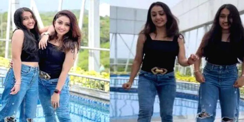 ഇരട്ടക്കുട്ടികളെപ്പോലെ നിത്യ ദാസും മകളും