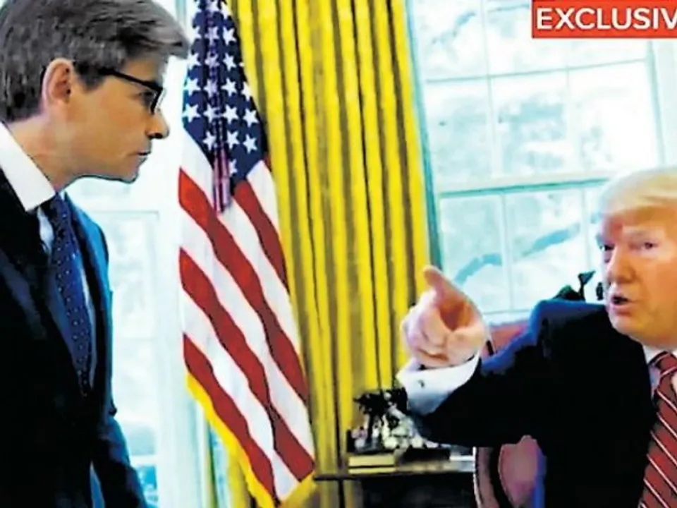 ട്രമ്പും പറഞ്ഞു "കടക്ക് പുറത്ത്". ഇന്റർവ്യൂവിനിടെ ചുമച്ച ചീഫ് സ്റ്റാഫിനെ ശകാരിച്ച് പുറത്താക്കി ട്രമ്പ്‌