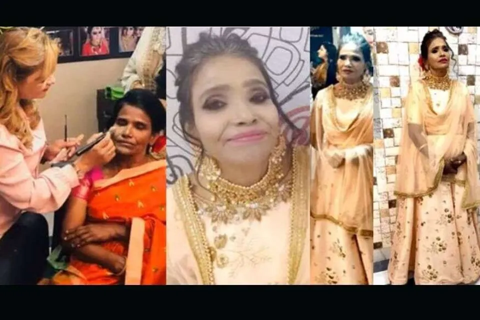 സോഷ്യൽ മീഡിയ വൈറലാക്കിയ രാണു മൊണ്ടാലിന്റെ മേക്ക് ഓവർ !!