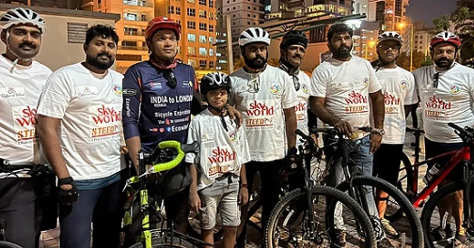 സൈക്ലിസ്റ് ഫായിസ് അഷ്റഫിന് പവിഴ ദീപിൽ ഉജ്വല സ്വീകരണം