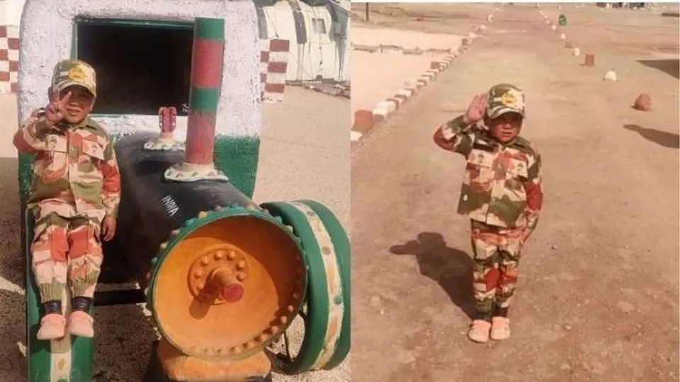 കുഞ്ഞുകൈ ഉയര്‍ത്തി ഹൃദയത്തില്‍ നിന്നൊരു സല്യൂട്ട്; അഞ്ച് വയസുകാരന്‍ നവാങ് നംഗ്യാലിന് ഐടിബിപിയുടെ ആദരം; വീഡിയോ