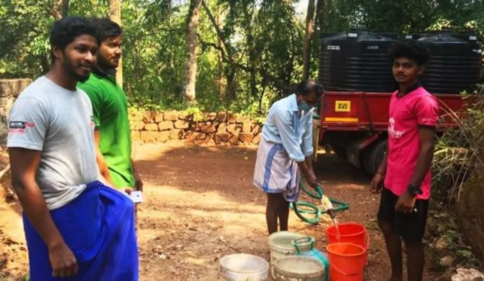 വടക്കാങ്ങരയിൽ വെൽഫെയർ പാർട്ടി ശുദ്ധജല വിതരണം തുടങ്ങി