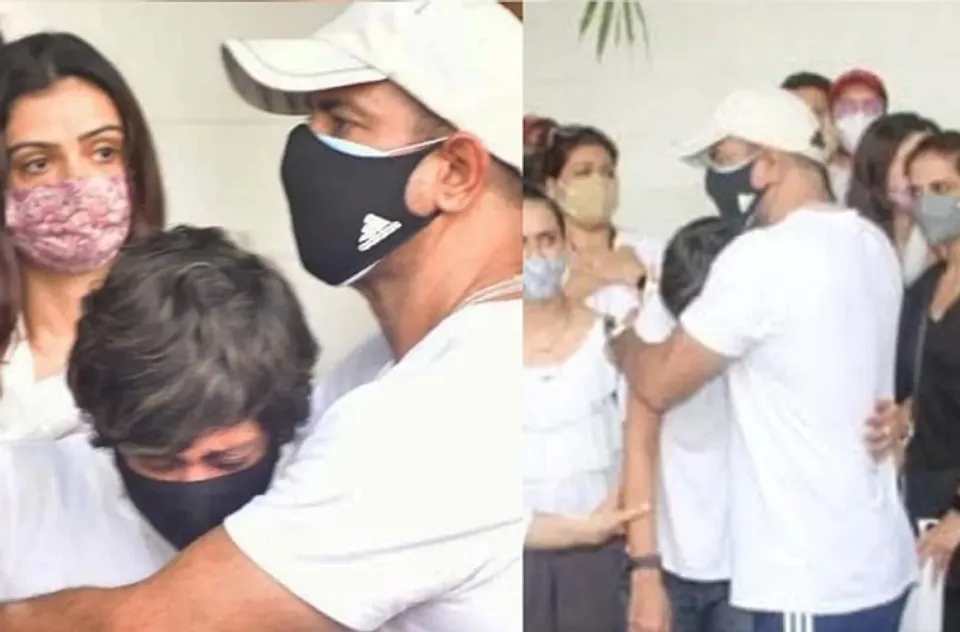 ഭർത്താവിന്റെ അകാല വിയോഗത്തിൽ തകർന്ന് മന്ദിര ബേദി; ആശ്വസിപ്പിച്ച് സുഹൃത്തുക്കള്‍-വേദനാജനകം ഈ വീഡിയോ