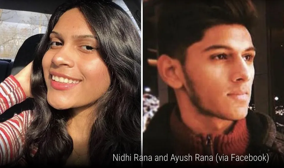 നിധി റാണ, ആയുഷ് റാണാ എന്നിവര്‍ക്ക് കണ്ണീരില്‍ കുതിര്‍ന്ന യാത്രാമൊഴി