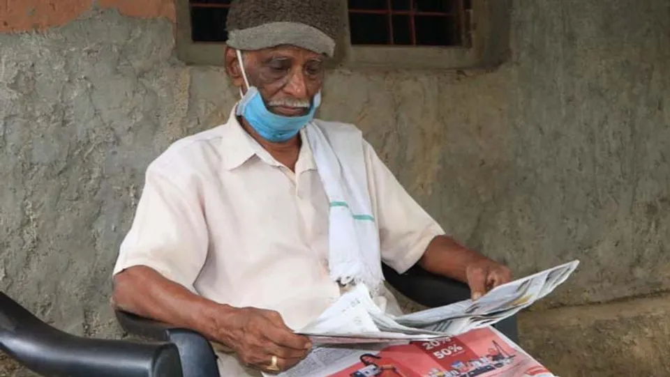 എൺപത്തഞ്ചിന്‍റെ ചുറുചുറുക്കിലും വായന കൈവിടാതെ കെ.പി. കുഞ്ഞു മുഹമ്മദ്