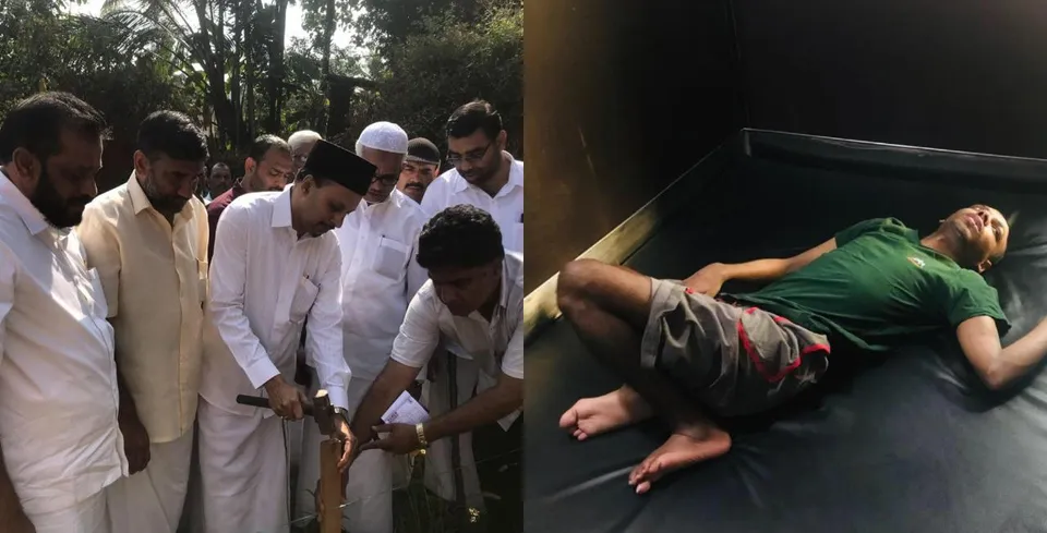 ജന്മനാല്‍ ചലന ശേഷി ഇല്ലാത്ത അൻഷിദിന് കെ.എം.സി.സിയുടെ കാരുണ്യ ഭവനമൊരുങ്ങുന്നു.