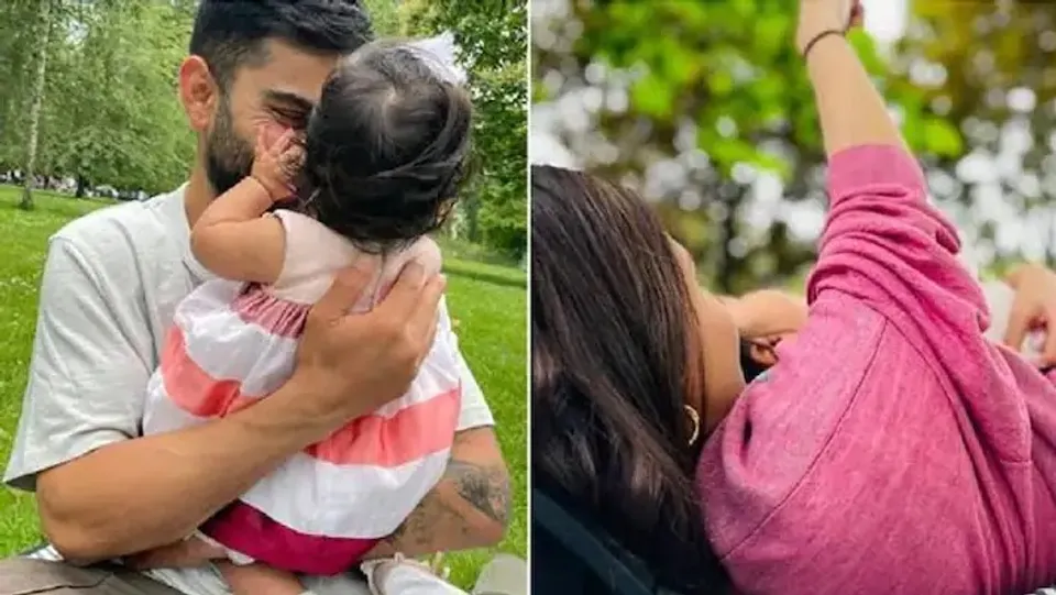 വാമികയെ ചേർത്ത് പിടിച്ച് കോലി; ചിത്രം പങ്കുവച്ച് അനുഷ്ക