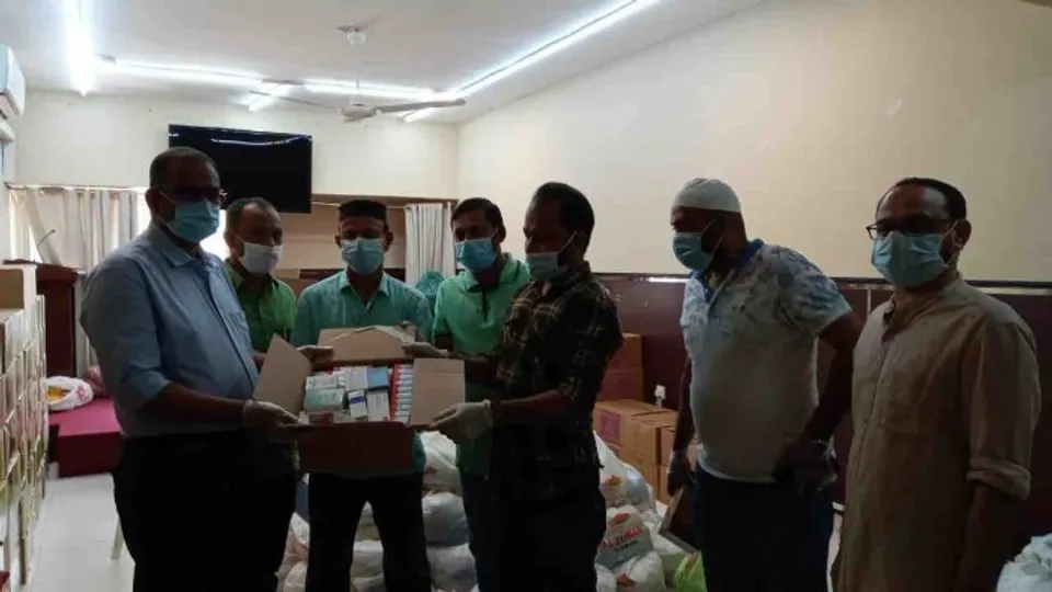 ഷാർജ കെ എം സി സി കൊടുങ്ങല്ലൂർ മണ്ഡലം കമ്മിറ്റിയുടെ രണ്ടാംഘട്ട മരുന്ന് വിതരണം ആരംഭിച്ചു