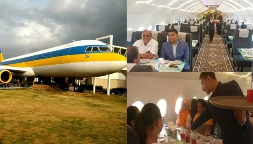 ഈ വിമാനത്തിൽ ടിക്കറ്റ് വേണ്ട; കഴിക്കുന്ന ഭക്ഷണത്തിന്റെ ബില്ല് മാത്രം നൽകിയാൽ മതി, ഏകദേശം രണ്ട് കോടി ചിലവിൽ എയർക്രാഫ്റ്റ് തീമിൽ ഒരു റെസ്റ്റോറന്റ്
