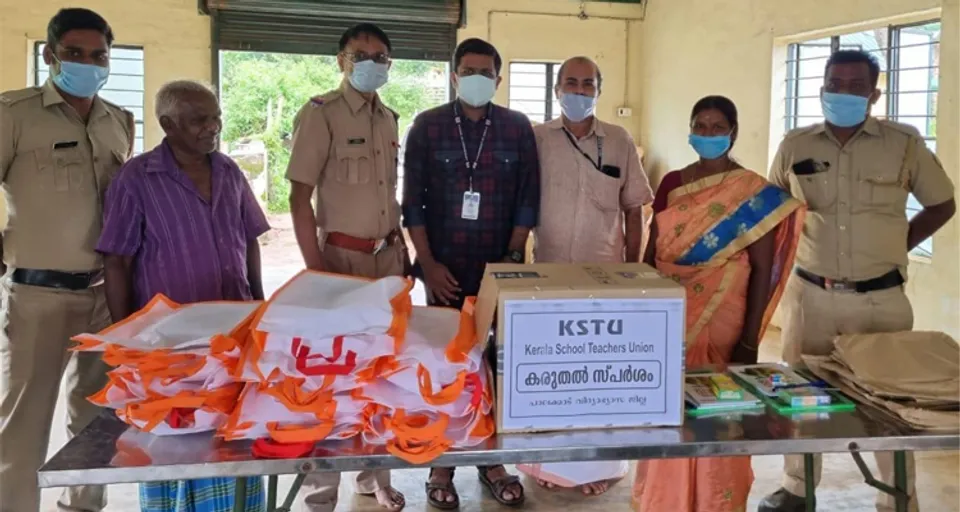 ആദിവാസി മേഖലയിൽ അക്ഷരവെളിച്ചമേകി കെഎസ്‌ടിയു കരുതൽ സ്പർശം