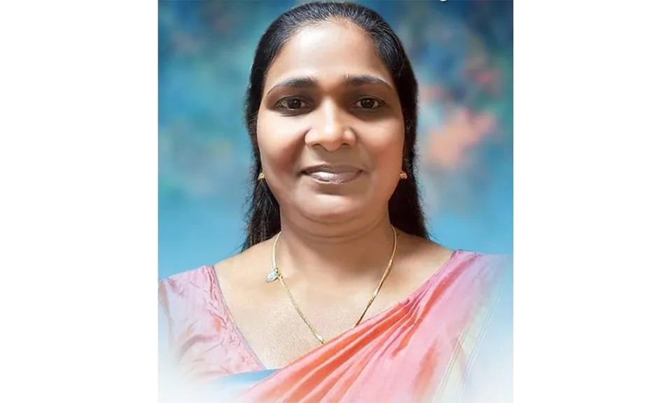 കരിംങ്കുന്നം ചൂണ്ടിയാനിയിൽ മിനിമോൾ നിര്യാതയായി