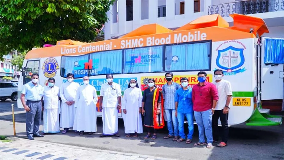 കോവിഡ് കാലത്തെ രക്തക്ഷാമം പരിഹരിക്കാൻ രക്തദാന ക്യാമ്പുകളുമായി പാലാ ജീസസ് യൂത്ത്