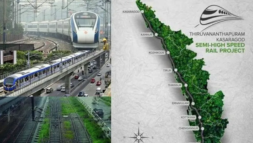 കെ റെയിൽ പദ്ധതിയുടെ ഡ്രോണ്‍ സർവ്വേ നിർത്തി വച്ചു: വടകരയിൽ പൊലീസിന്‍റെ സഹായത്തോടെ നടക്കുന്ന സർവ്വേക്കെതിരെ നാട്ടുകാരുടെ പ്രതിഷേധം