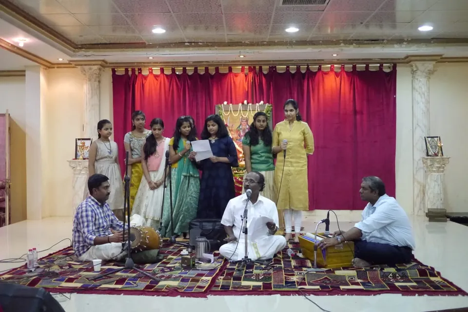 ഐ ഐ സി എഫ് റിയാദില്‍ നവരാത്രി സംഗീതാര്‍ച്ചന സംഘടിപ്പിച്ചു.