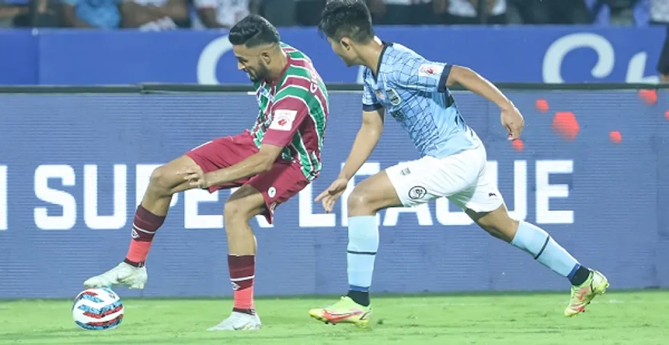 ഐഎസ്എല്‍: മുംബൈ സിറ്റി-എടികെ മോഹന്‍ ബഗാന്‍ മത്സരം സമനിലയില്‍; ഇരുടീമും നേടിയത് രണ്ട് ഗോളുകള്‍ വീതം