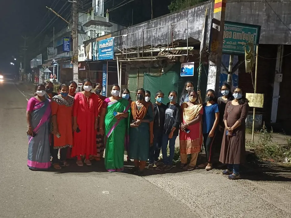 ആലങ്ങാട് പഞ്ചായത്തിൽ രാത്രി നടത്തം സംഘടിപ്പിച്ചു