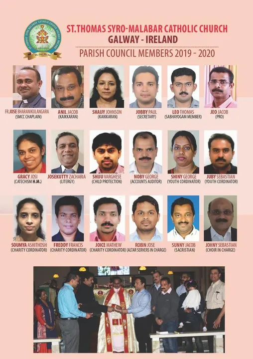 ഗാൽവേ സെന്റ് തോമസ് സീറോ മലബാര്‍ സഭക്ക് പുതിയ അത്മായ നേതൃത്വം