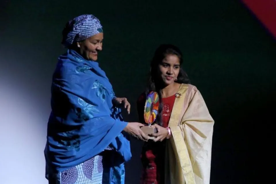 ബാല വിവാഹത്തിനെതിരെ പോരാടിയ പായല്‍ ജാന്‍ഗിഡിന് 'ചെയ്ഞ്ച് മേക്കര്‍' അവാര്‍ഡ്