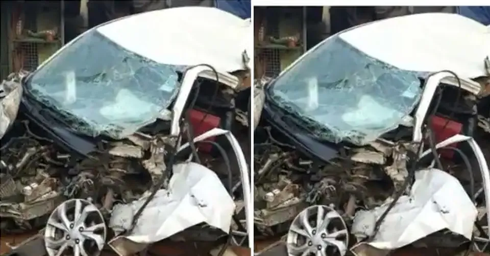 ക്രിസ്തുമസ് ദിനത്തിൽ പെരുമ്പുഴ സൊസൈറ്റി മുക്കിൽ നിയന്ത്രണം വിട്ട് അമിതവേഗത്തിലെത്തിയ കാർ മരത്തിലിടിച്ചുണ്ടായ അപകടത്തിൽ രണ്ട് പേർ മരിച്ചു