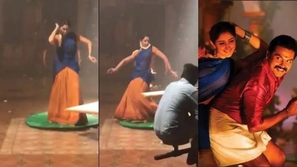 ‘കടൈക്കുട്ടി സിംഗ’ത്തിലെ നൃത്തരംഗവുമായി സയേഷ