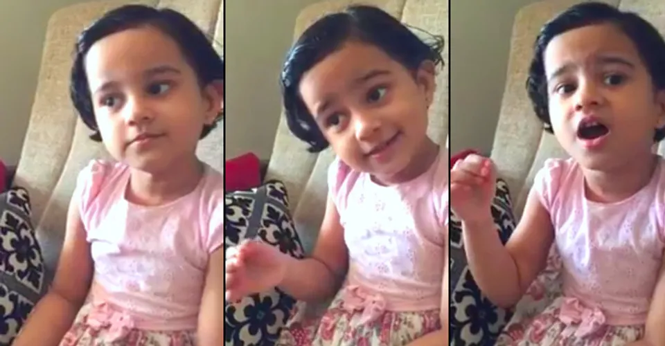 സ്വയം മറന്നുപാടി ആസ്വാദക ലോകത്തിന്റെ ഹൃദയം കീഴടക്കിയ കൊച്ചുമിടുക്കി- വീഡിയോ