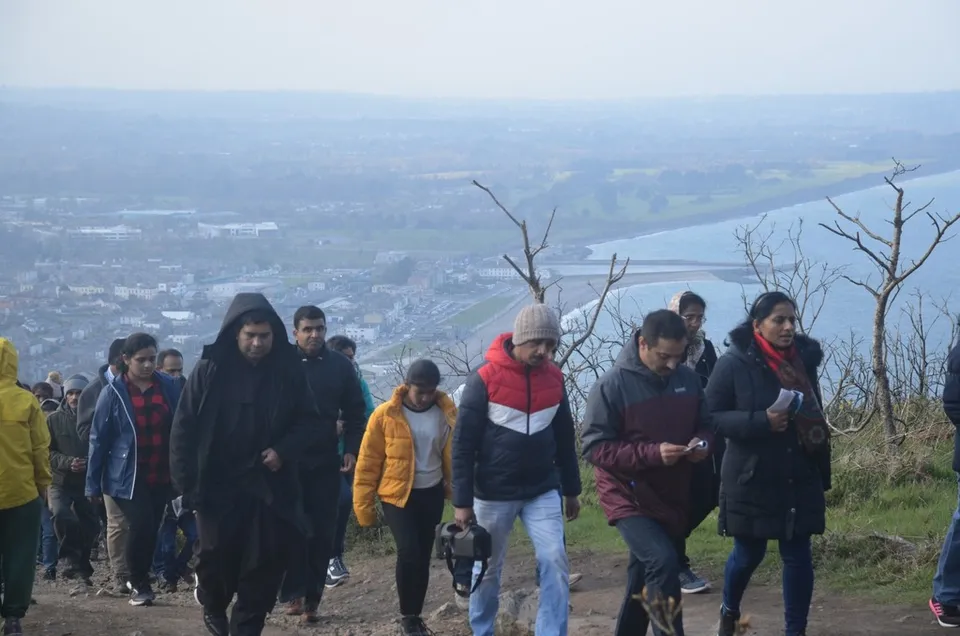 ഡബ്ലിൻ സീറോ മലബാർ സമൂഹം ബ്രേ ഹെഡിലേയ്ക്ക് കുരിശിന്‍റെ വഴി നടത്തി