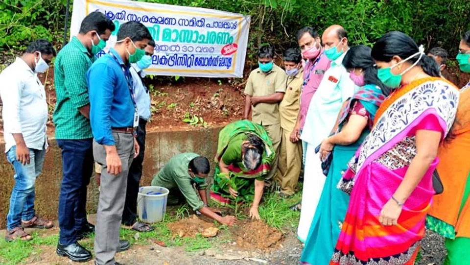പ്രകൃതിസംരക്ഷണ സമിതി പാലക്കാടും പുനർജനി പരിസ്ഥിതി സംഘടനയും സംയുക്തമായി കെഎസ്ഇബി മലമ്പുഴ സെക്ഷൻ്റെ സഹകരണത്തോടെ പരിസ്ഥിതി ദിനാഘോഷം നടത്തി